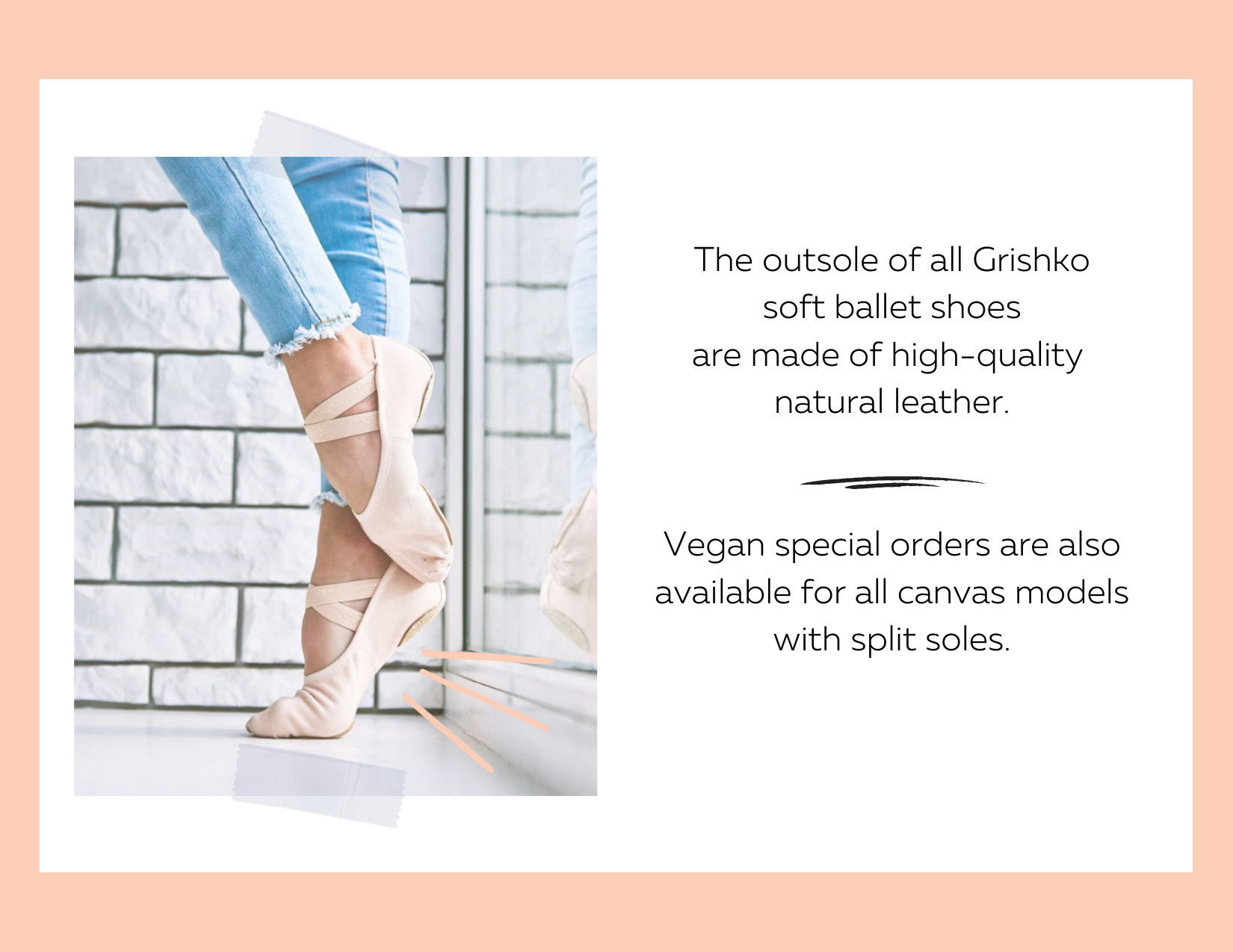 Ballet Slipper - Post Card